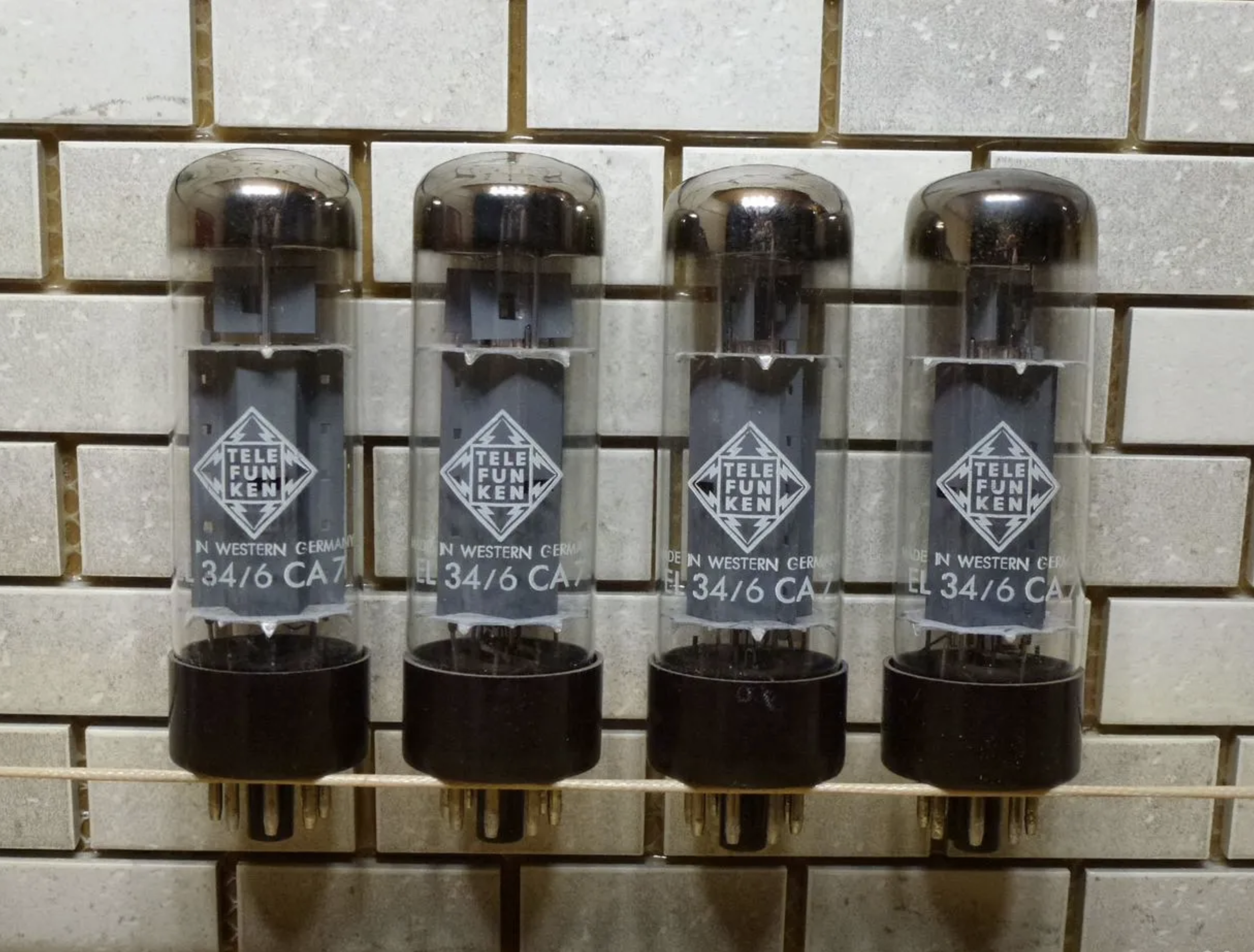 34 / EL34 Telefunken NOS Квартет