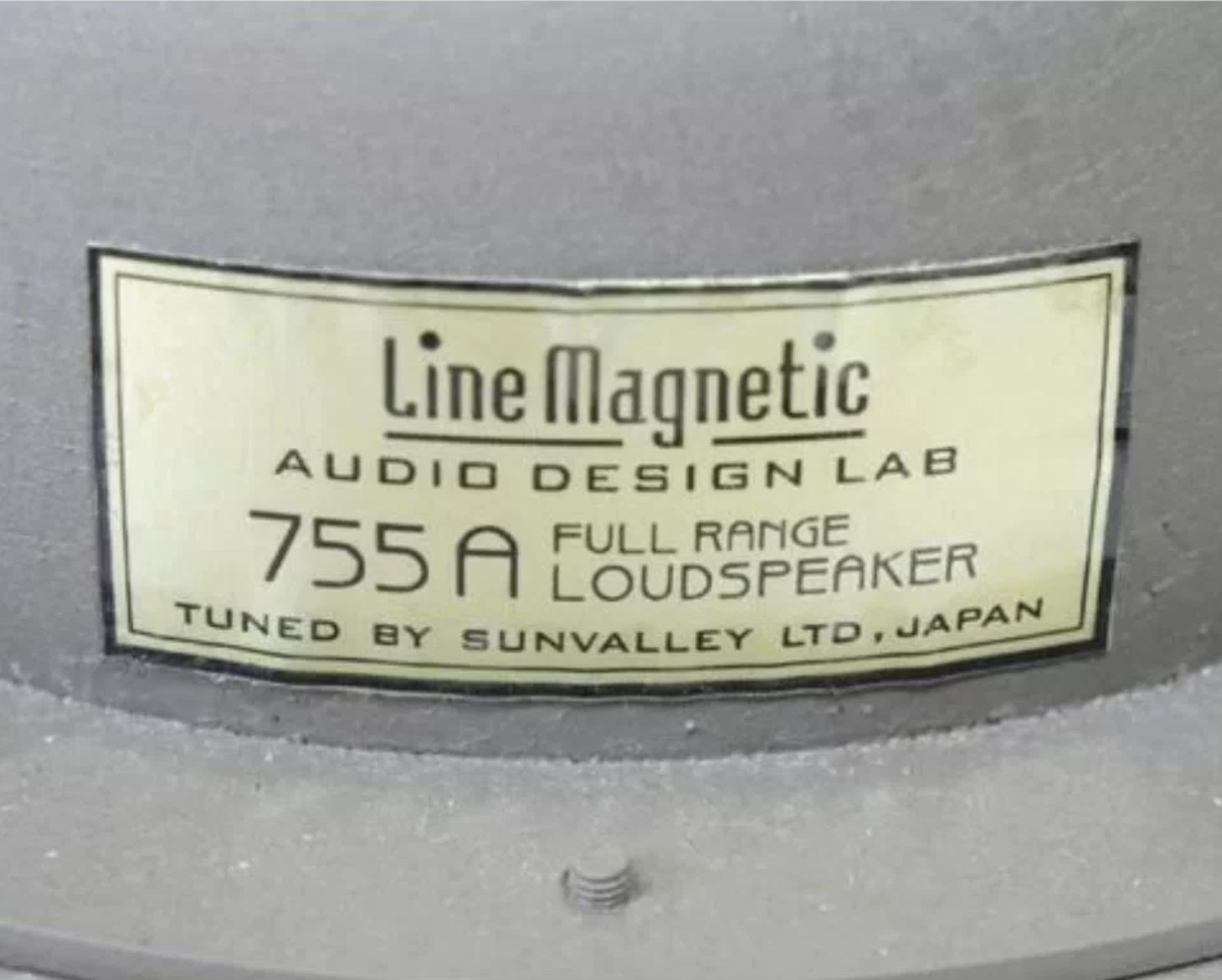 Line Magnetic 755A Western Electric 3
